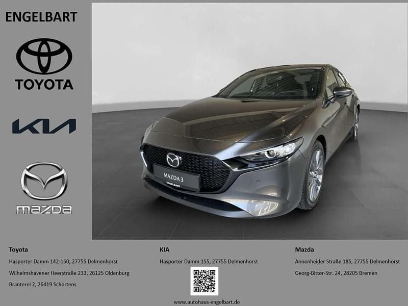 Grau Gebraucht 2025 Mazda 3 Center-Line Limousine | 27.895 € (Superpreis) - Bild 1/4