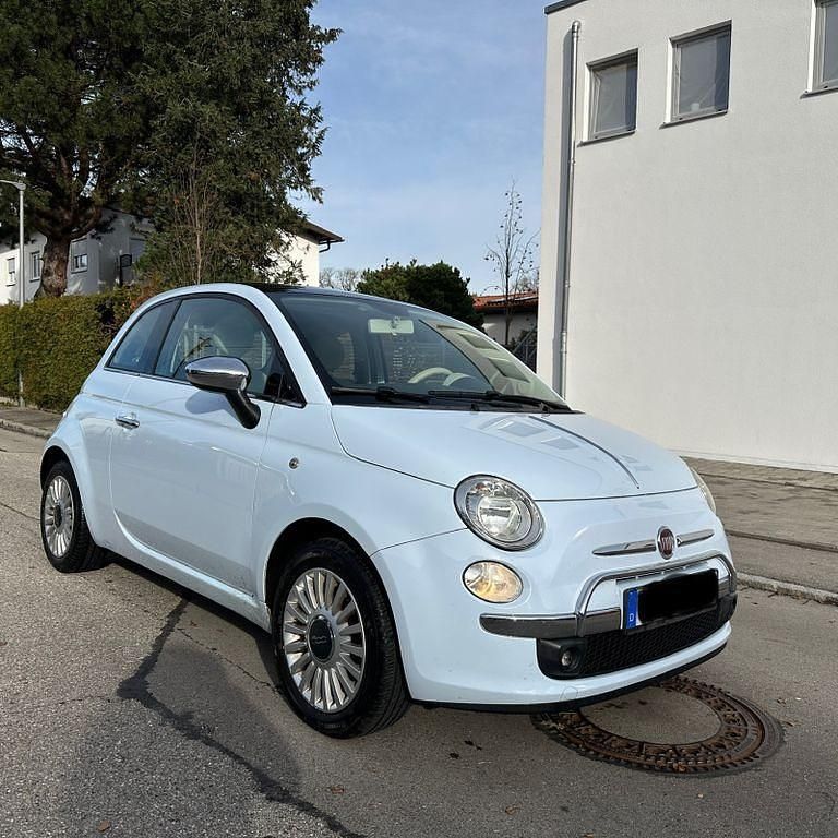 Blau Gebraucht 2009 Fiat 500 Lounge Kleinwagen | 2.999 € (Superpreis) - Bild 1/4