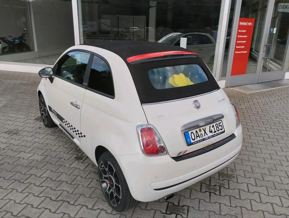 Gebraucht Fiat 500C 86 PS (63 kW) 2012 Weiß Cabrio