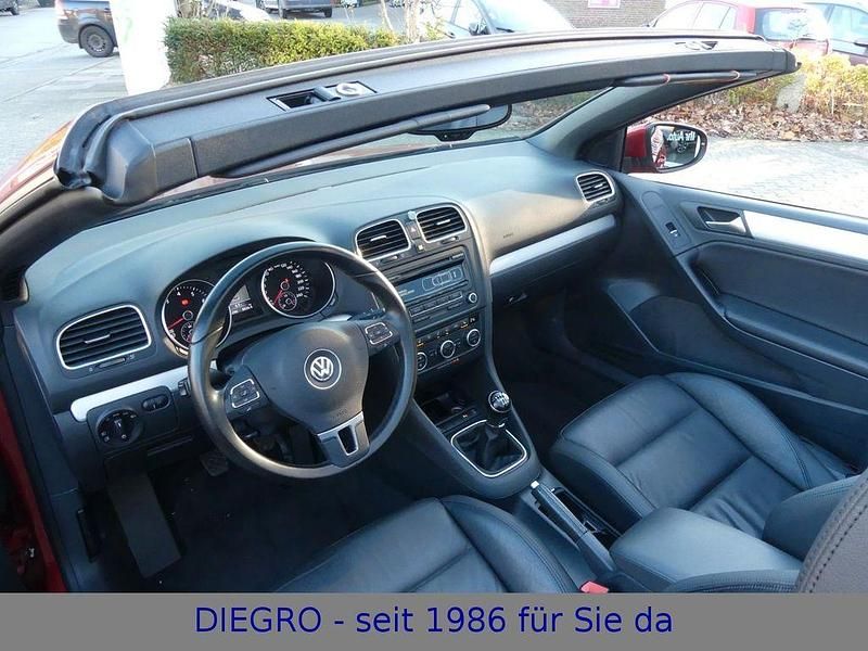 Gebraucht VW Golf Cabriolet Cup 105 PS (77 kW) 2014 Rot Cabrio