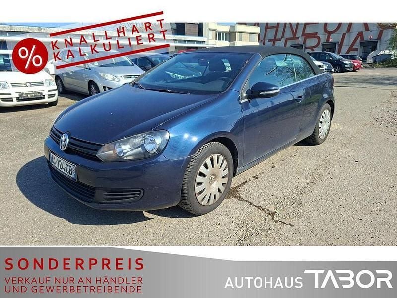 Gebraucht VW Golf Cabriolet 105 PS (77 kW) 2015 Open sea blue metallic Cabrio