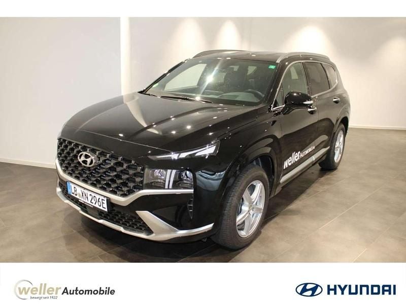 Abyss black / mic Gebraucht 2023 Hyundai Santa Fe Signature SUV | 44.940 € (Teuer) - Bild 1/4