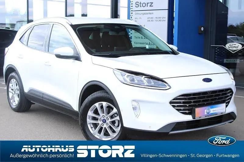 Frostweiß Gebraucht 2021 Ford Kuga Titanium X SUV | 22.990 € (Guter Preis) - Bild 1/4