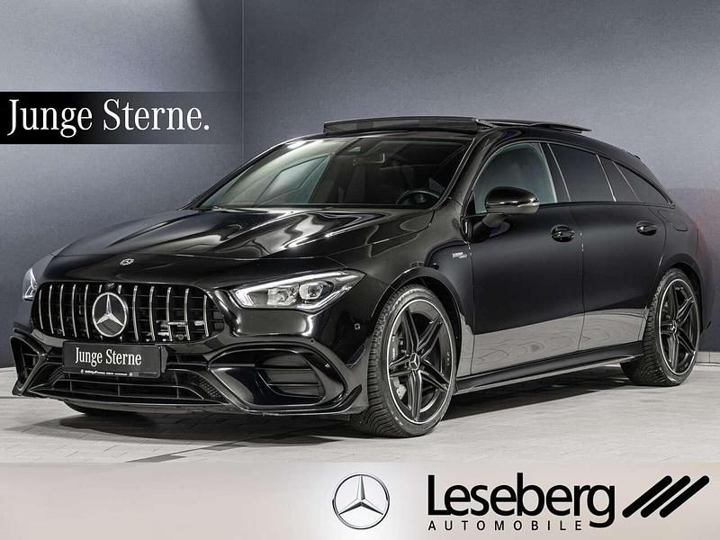 Nachtschwarz Gebraucht 2020 Mercedes CLA45 AMG AMG Kombi | 33.490 € (Guter Preis) - Bild 1/4