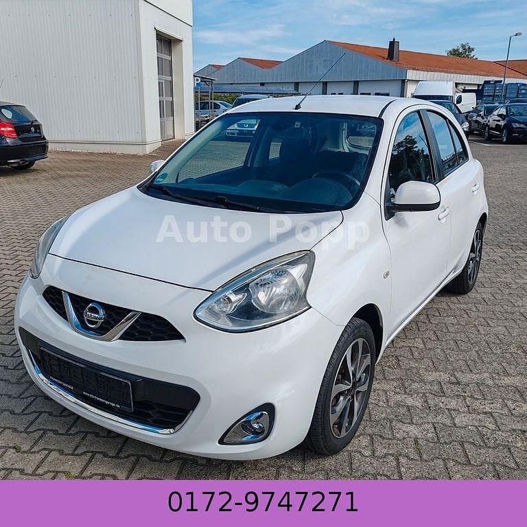 Weiß Gebraucht 2015 Nissan Micra Acenta Kleinwagen | 5.999 € (Fairer Preis) - Bild 1/4