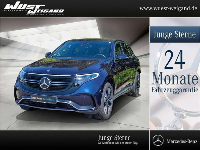 Blau Gebraucht 2021 Mercedes EQC400 AMG line SUV | 36.900 € (Fairer Preis) - Bild 1/4