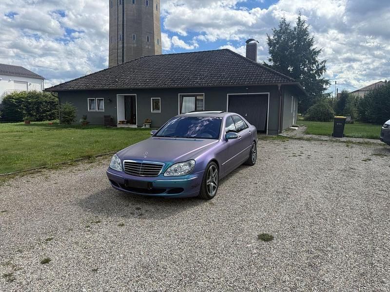 Blau Gebraucht 2002 Mercedes S500 Limousine | 7.999 € (Guter Preis) - Bild 1/4