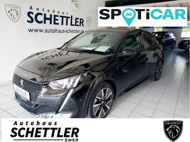 Schwarz Gebraucht 2021 Peugeot e-208 GT Kleinwagen | 16.890 € (Fairer Preis) - Bild 1/4