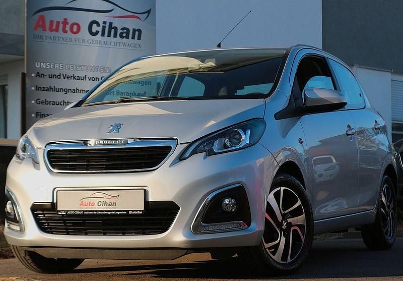 Grau Gebraucht 2015 Peugeot 108 Allure Kleinwagen | 10.590 € (Fairer Preis) - Bild 1/4