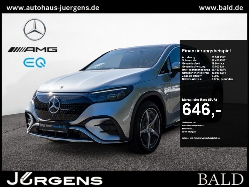 Silber hightech silver metallic Gebraucht 2024 Mercedes EQE350 AMG SUV | 67.490 € (Guter Preis) - Bild 1/4