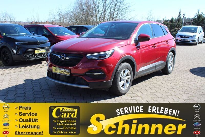 Elm lackierung bright red Gebraucht 2021 Opel Grandland X Elegance SUV | 18.990 € (Superpreis) - Bild 1/2