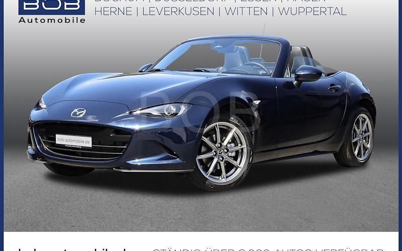 Deep crystal blue (blau) Gebraucht 2025 Mazda MX5 Exclusive-Line Cabrio | 30.888 € (Fairer Preis) - Bild 1/4