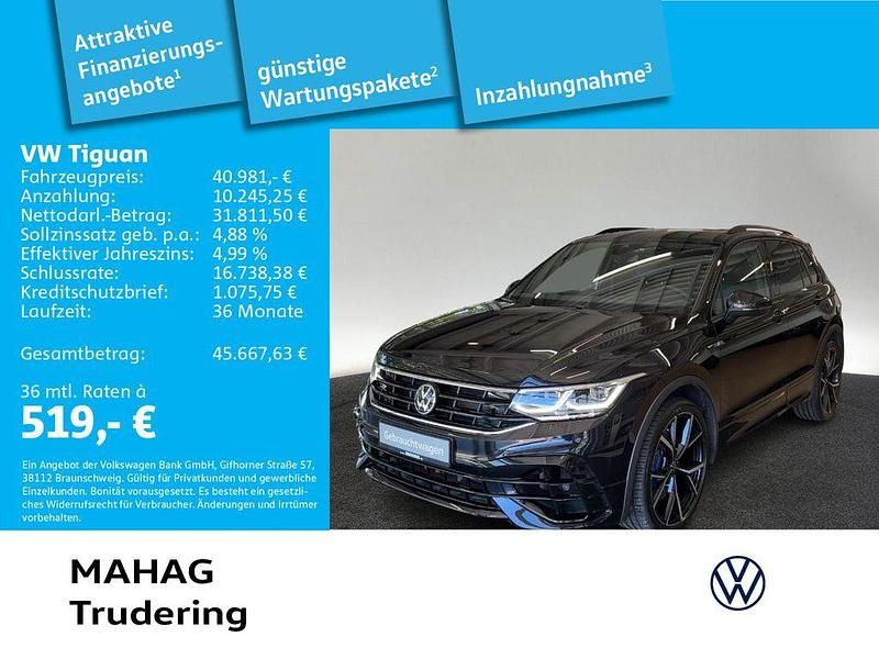 Schwarz Gebraucht 2022 VW Tiguan R SUV | 40.981 € (Fairer Preis) - Bild 1/2
