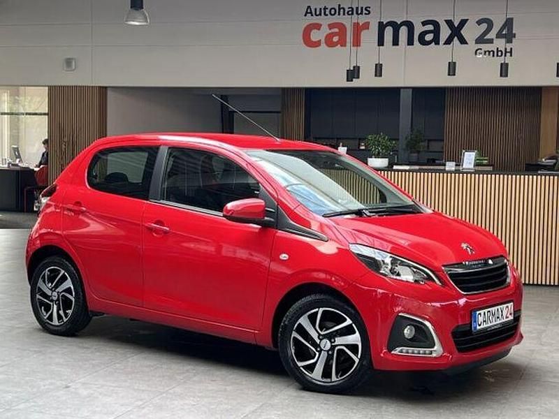 Rot Gebraucht 2018 Peugeot 108 Allure Kleinwagen | 8.440 € (Fairer Preis) - Bild 1/4