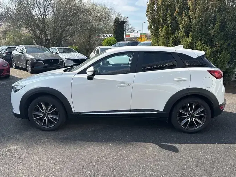 Gebraucht Mazda CX-3 Sports-Line 120 PS (88 kW) 2017 Arachneweiss metallic SUV