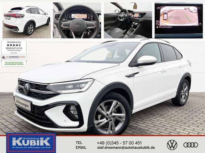 Pure white Gebraucht 2024 VW Taigo Pro SUV | 28.450 € (Teuer) - Bild 1/4