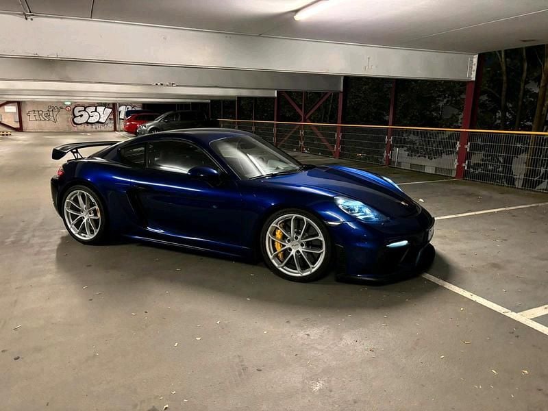 Blau Gebraucht 2020 Porsche Cayman Coupé | 108.000 € - Bild 1/4