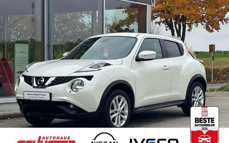 Brilliant white (m) Gebraucht 2018 Nissan Juke N-Connecta SUV | 13.500 € (Etwas zu teuer) - Bild 1/4