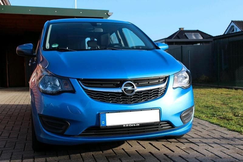 Blau Gebraucht 2017 Opel Karl Kleinwagen | 5.800 € (Fairer Preis) - Bild 1/4