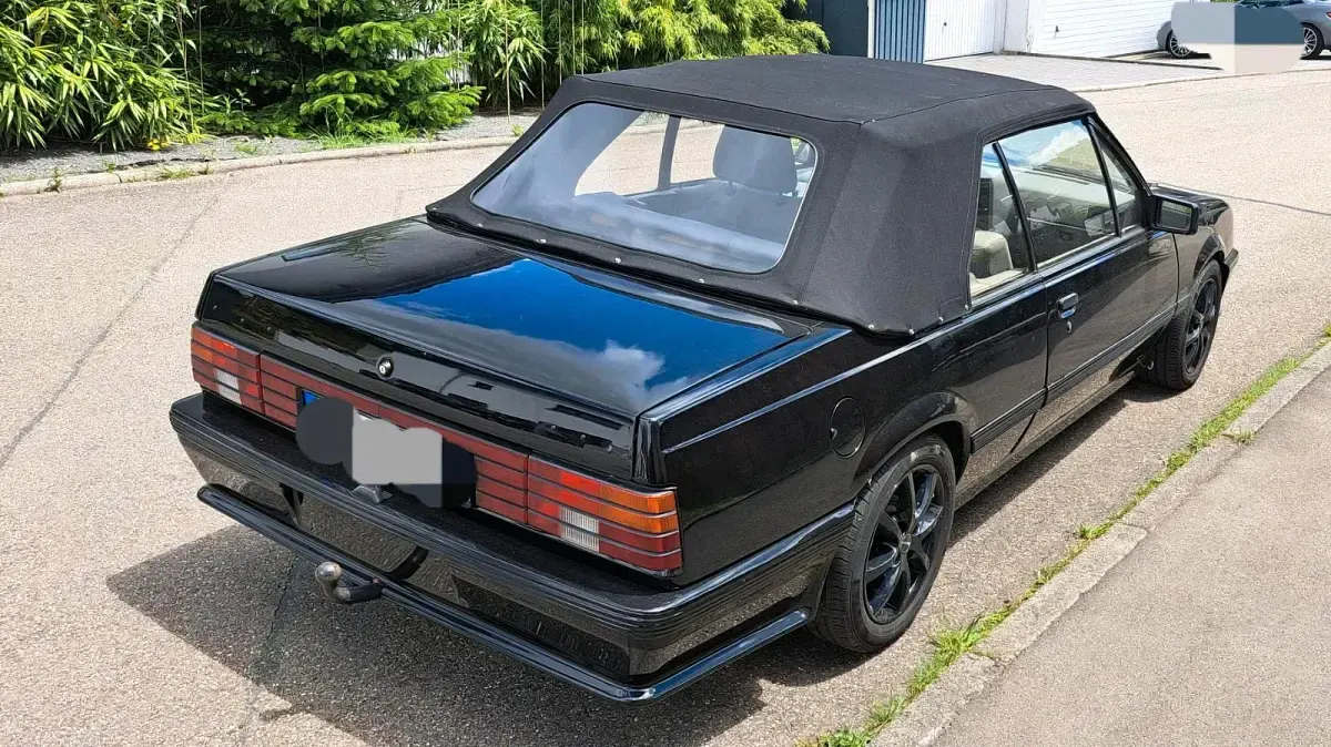 Gebraucht Opel Ascona 116 PS (85 kW) 1986 Schwarz Cabrio