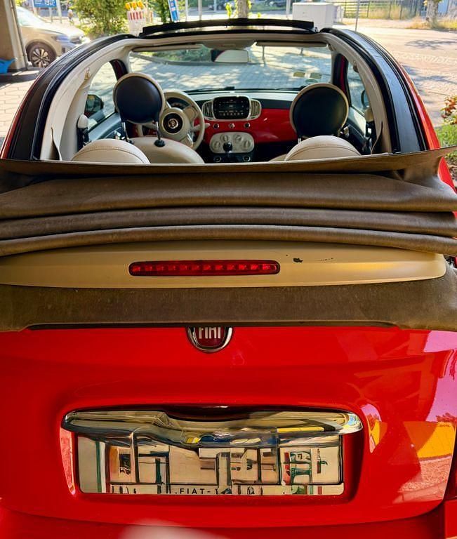 Gebraucht Fiat 500C Lounge 69 PS (50 kW) 2018 Rot Cabrio