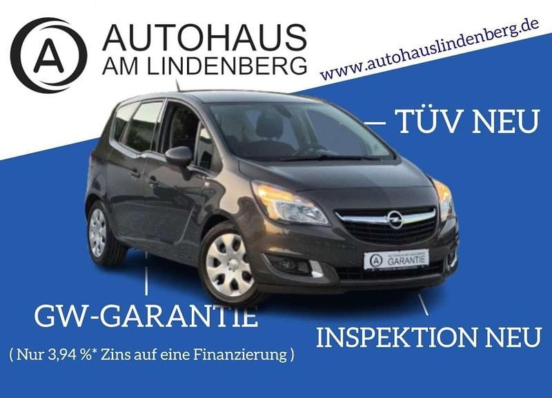 Grau Gebraucht 2014 Opel Meriva Edition Van / Kleinbus | 9.499 € (Etwas zu teuer) - Bild 1/3