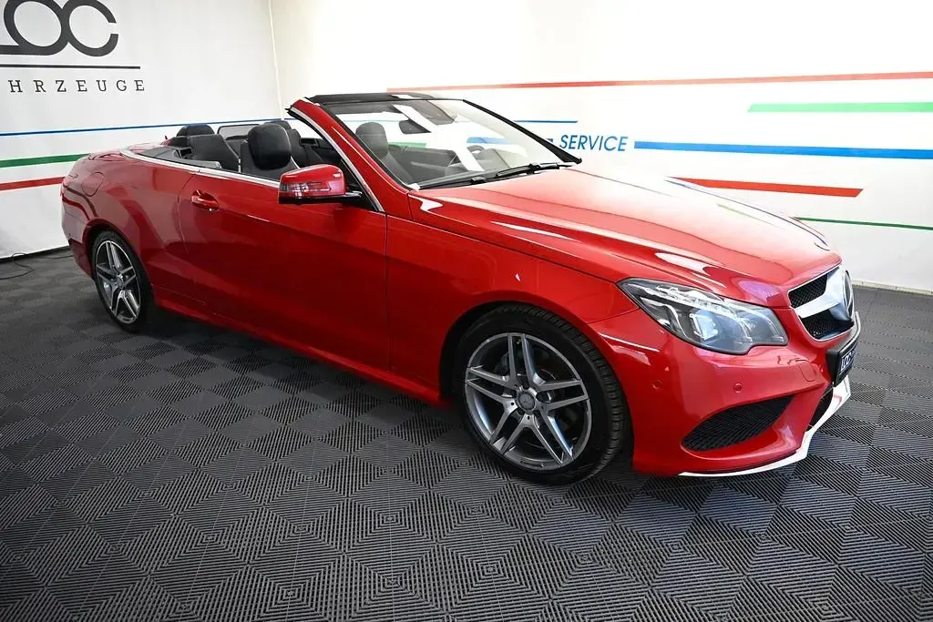 Używany Mercedes E250 AMG 211 KM (155 kW) 2016 Czerwony Kabriolet