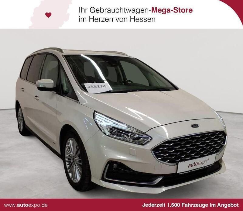 Weiß Gebraucht 2021 Ford Galaxy Vignale Van / Kleinbus | 21.379 € (Superpreis) - Bild 1/4