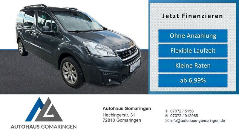 Grau Gebraucht 2016 Peugeot Partner Tepee Outdoor Van / Kleinbus | 15.999 € - Bild 1/4