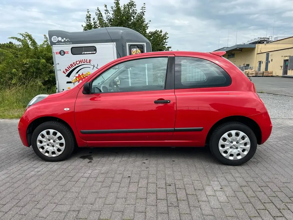 Gebraucht Nissan Micra 65 PS (47 kW) 2009 Rot Kleinwagen
