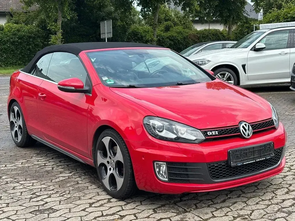 Gebraucht VW Golf Cabriolet GTI 211 PS (155 kW) 2013 Rot Cabrio