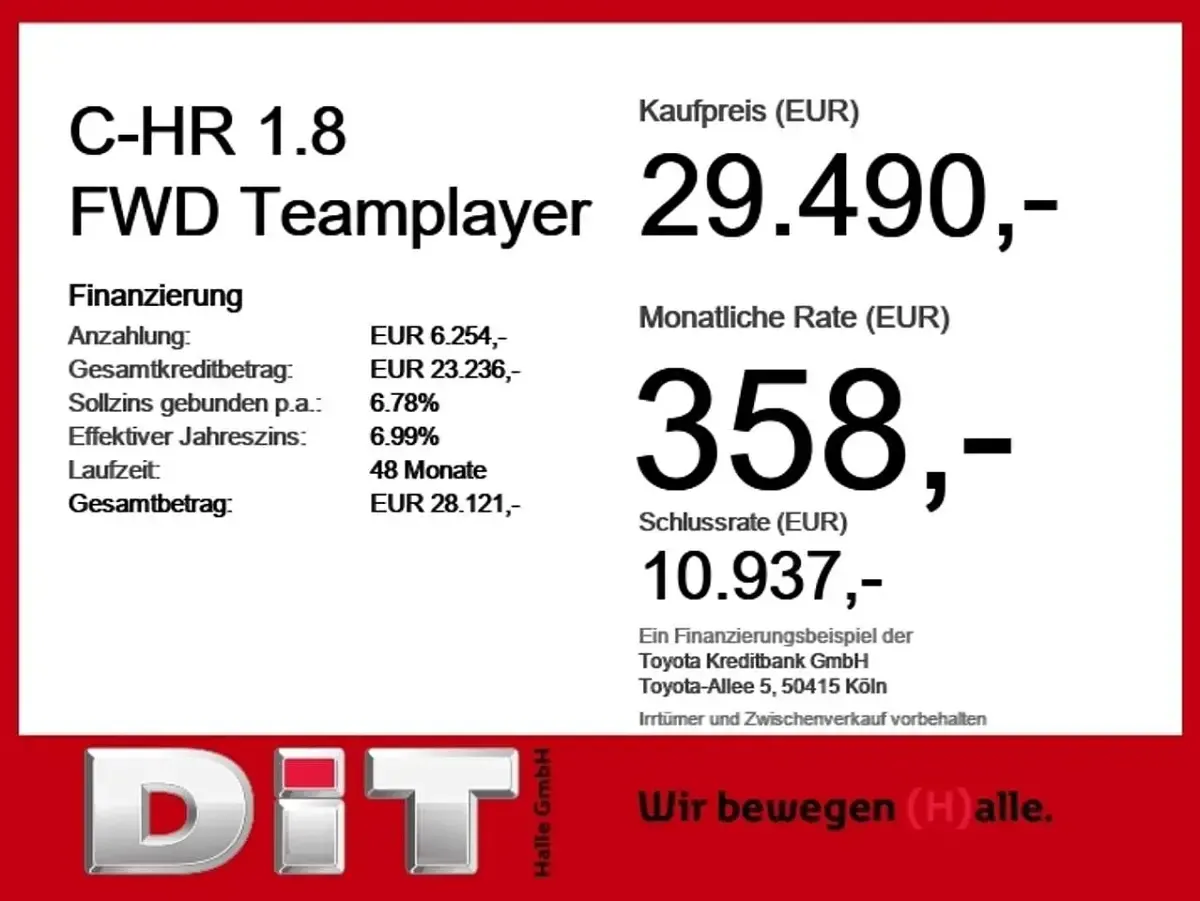 Neu Toyota C-HR 140 PS (102 kW) 2025 Marlingrau metallic/ dach schw SUV