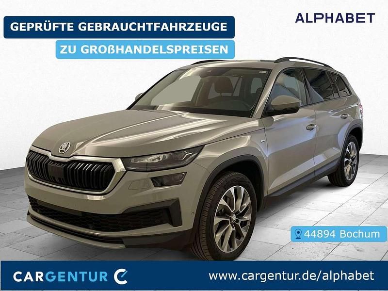 Stahl grau uni Gebraucht 2021 Skoda Kodiaq Clever SUV | 23.707 € (Guter Preis) - Bild 1/2