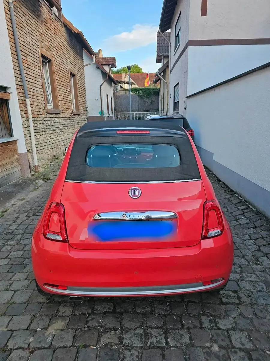 Gebraucht Fiat 500 69 PS (50 kW) 2016 Rot Cabrio