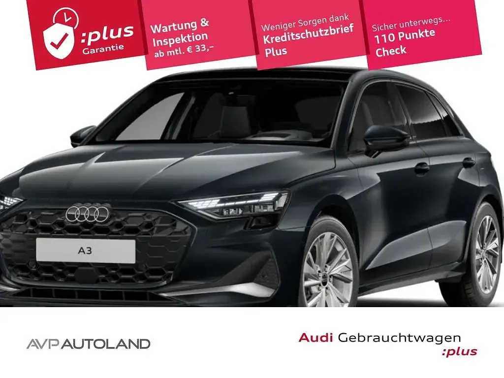 Second-hand Audi A3 Advanced 116 CP (85 kW) 2025 Gri Berlinǎ