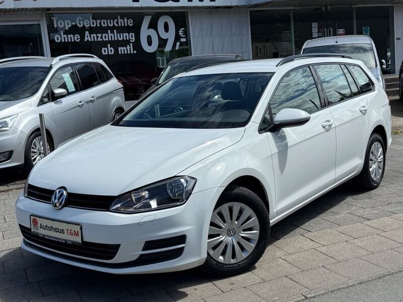 Pure white (metallic) Gebraucht 2016 VW Golf VII Kombi | 6.999 € (Guter Preis) - Bild 1/4