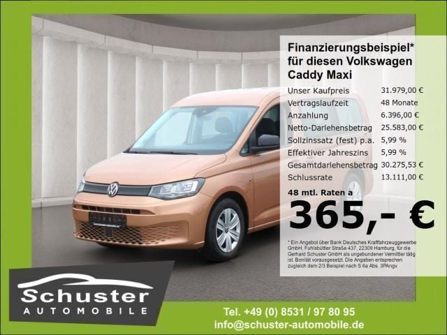Braun Gebraucht 2024 VW Caddy Maxi Van / Kleinbus | 31.979 € (Guter Preis) - Bild 1/4