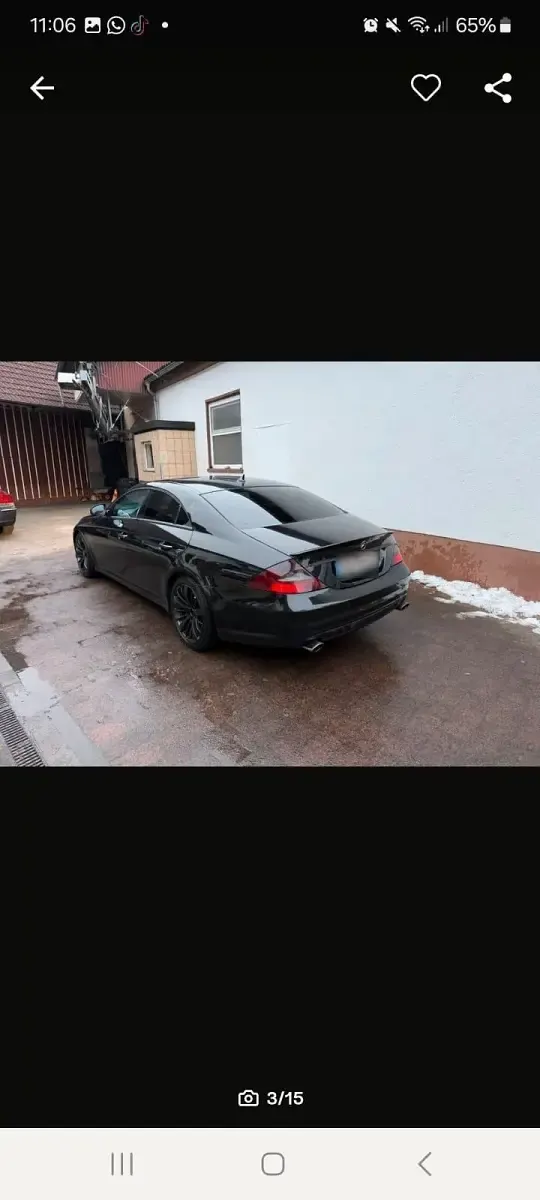 Gebraucht Mercedes CLS320 224 PS (164 kW) 2006 Schwarz Limousine
