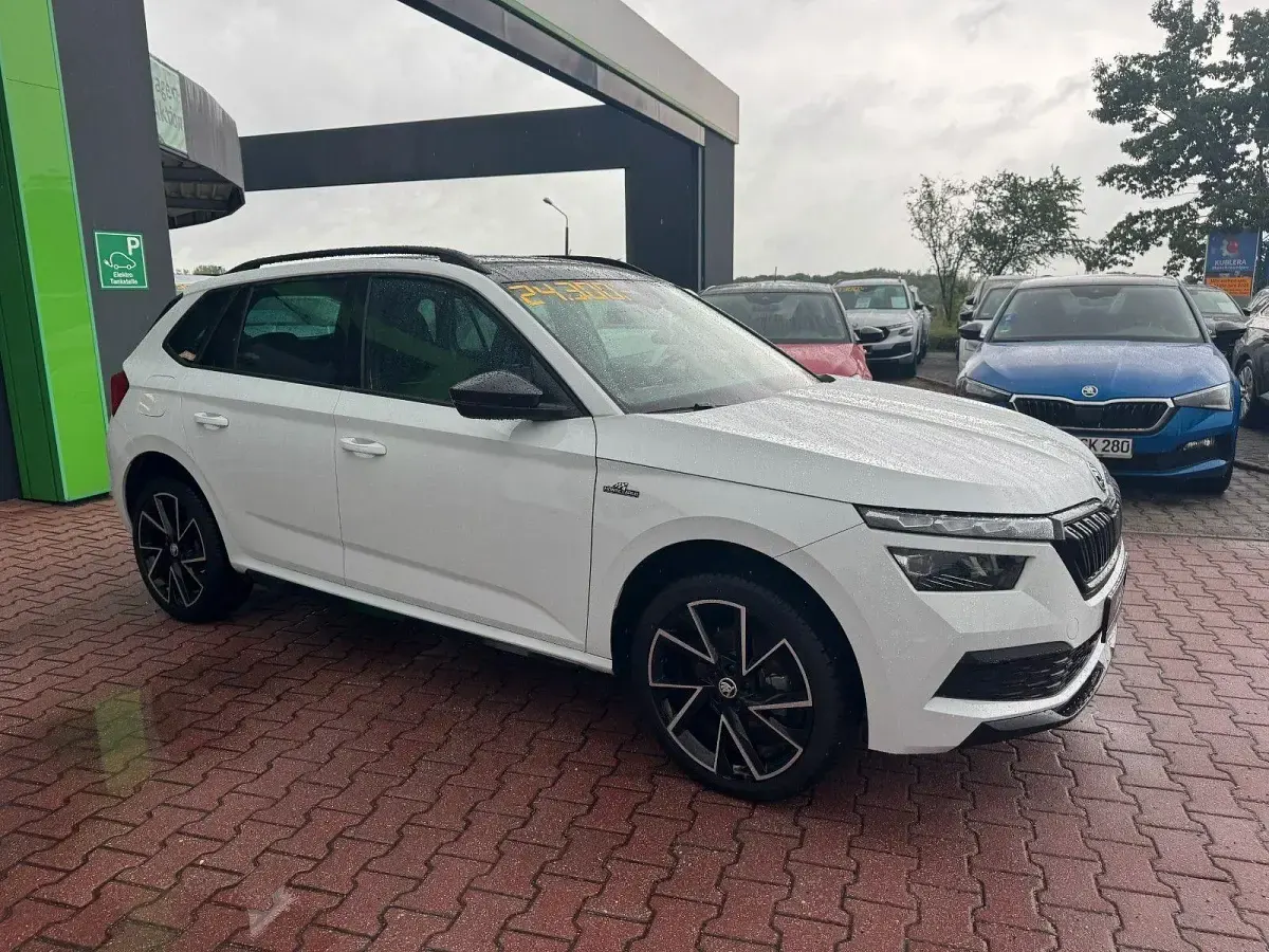 Gebraucht Skoda Kamiq Monte Carlo 150 PS (110 kW) 2022 Weiß SUV