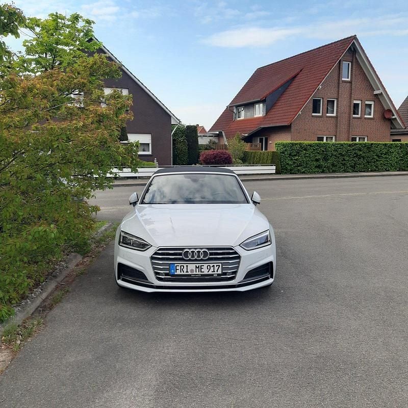 Weiß Gebraucht 2019 Audi A5 Cabriolet Cabrio | 26.900 € (Superpreis) - Bild 1/4