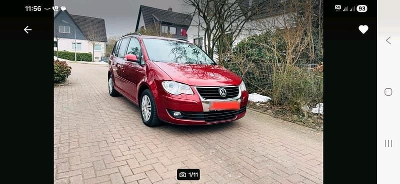 Gebraucht VW Golf Plus United 105 PS (77 kW) 2008 Rot Van / Kleinbus