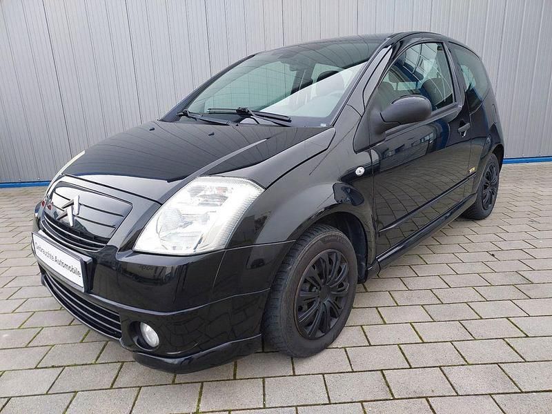 Schwarz Gebraucht 2008 Citroën C2 VTR Sport Kleinwagen | 1.990 € - Bild 1/4