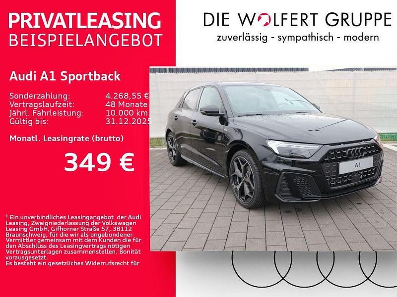Schwarz Neu 2025 Audi A1 Sportback S-Line Kleinwagen | 35.232 € (Fairer Preis) - Bild 1/4
