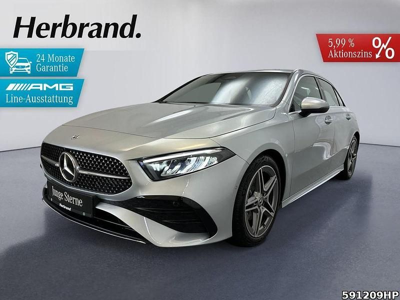Silber Gebraucht 2025 Mercedes A200 AMG Limousine | 31.890 € (Fairer Preis) - Bild 1/4