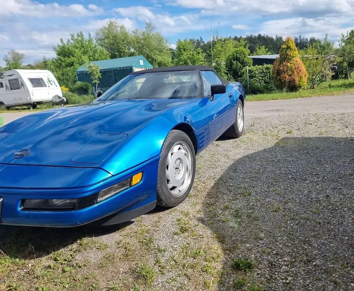 Gebraucht Corvette C4 306 PS (225 kW) 1992 Blau Cabrio