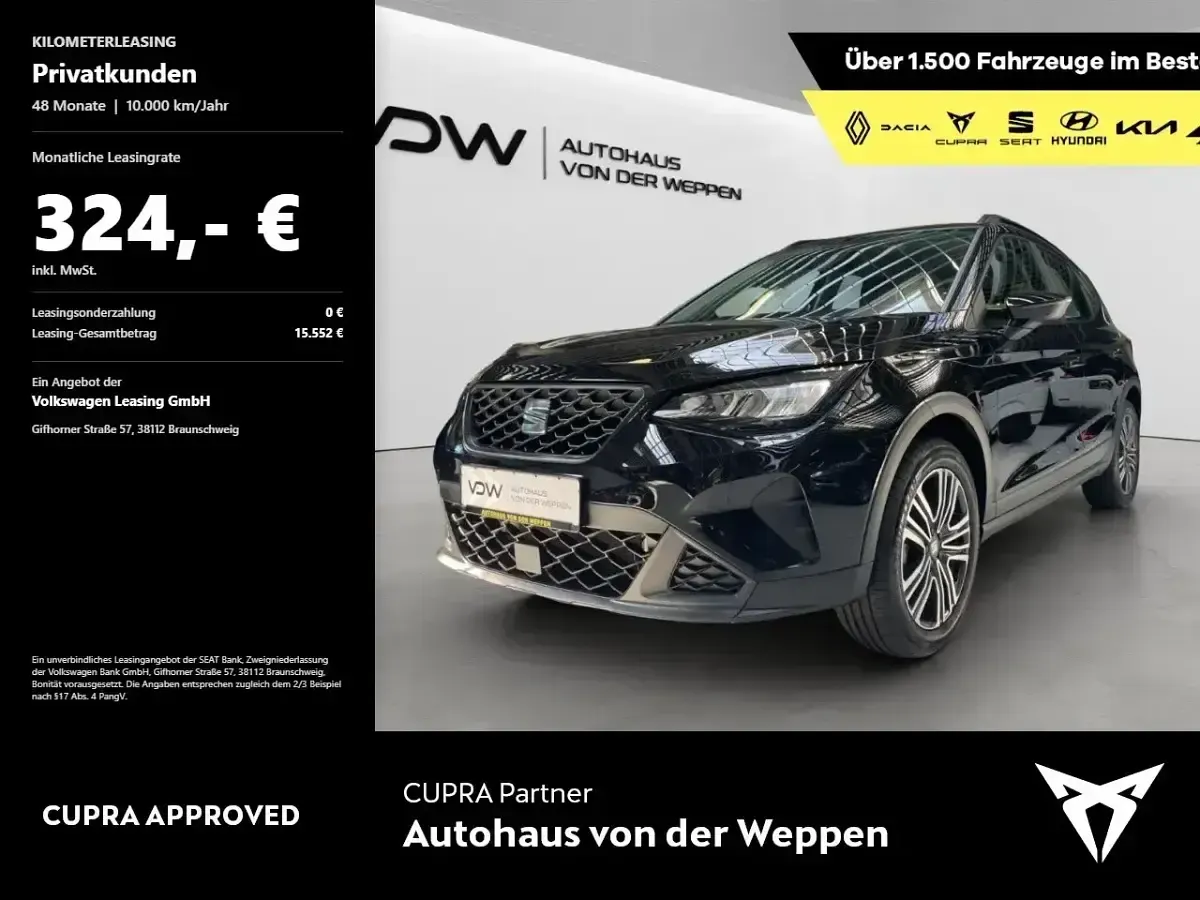 Gebraucht Seat Arona Style 110 PS (80 kW) 2024 SUV