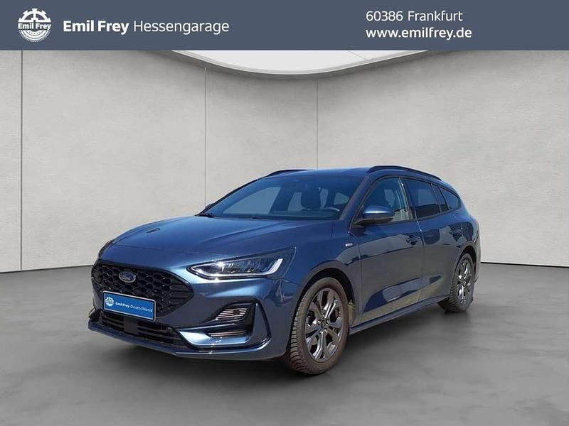 Chrome blue metallic Gebraucht 2023 Ford Focus ST-Line X Kombi | 22.550 € (Fairer Preis) - Bild 1/4
