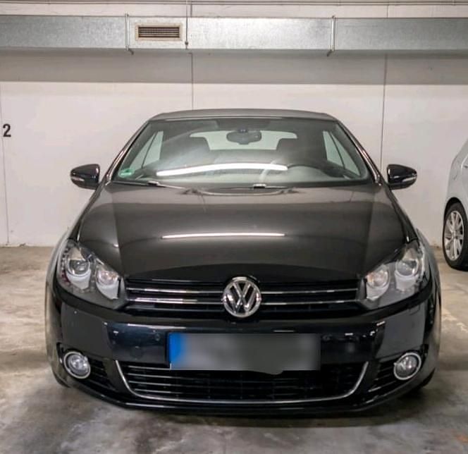 Schwarz Gebraucht 2011 VW Golf Cabriolet Cabrio | 10.850 € (Teuer) - Bild 1/3