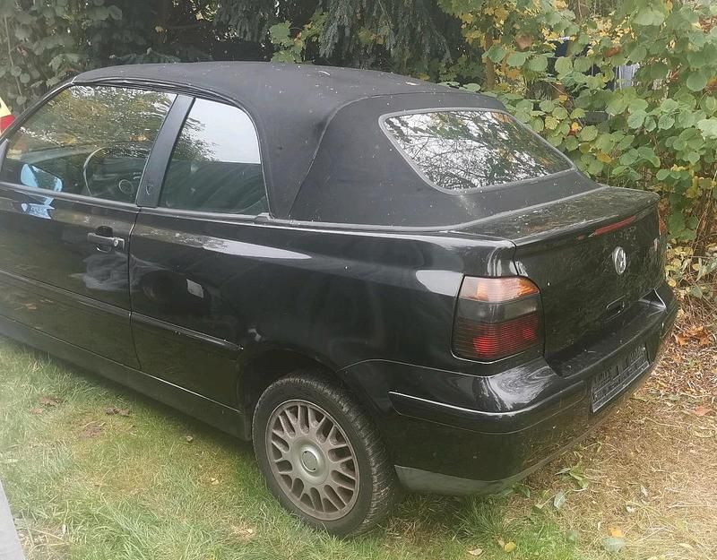 Schwarz Gebraucht 1998 VW Golf Cabriolet Cabrio | 999 € (Superpreis) - Bild 1/4