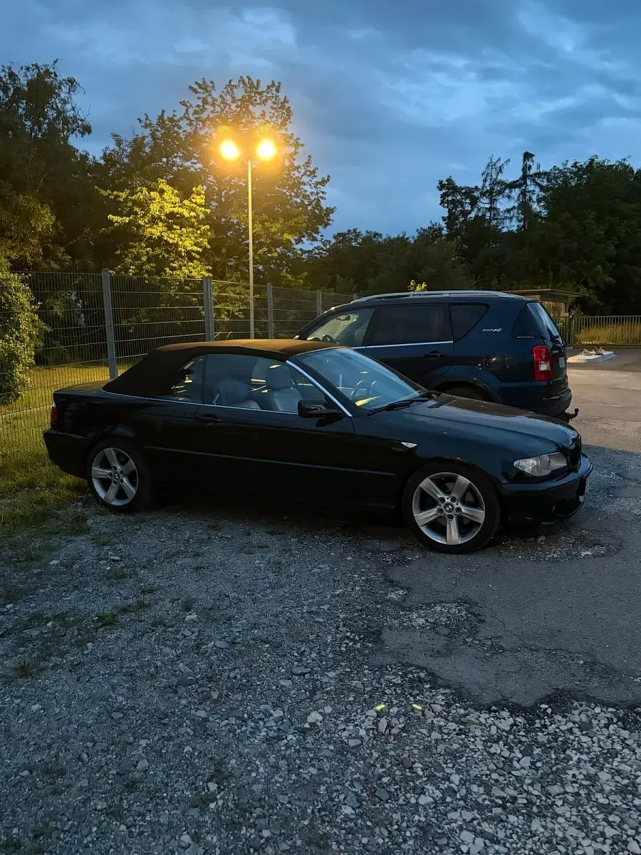 Gebraucht BMW 325 Cabriolet 192 PS (141 kW) 2005 Schwarz Cabrio